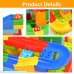 Victostar Marble Run Building Blocks Construction Toys Set Puzzle Race Track for Kids 73 Pieces B07MNB5NK9